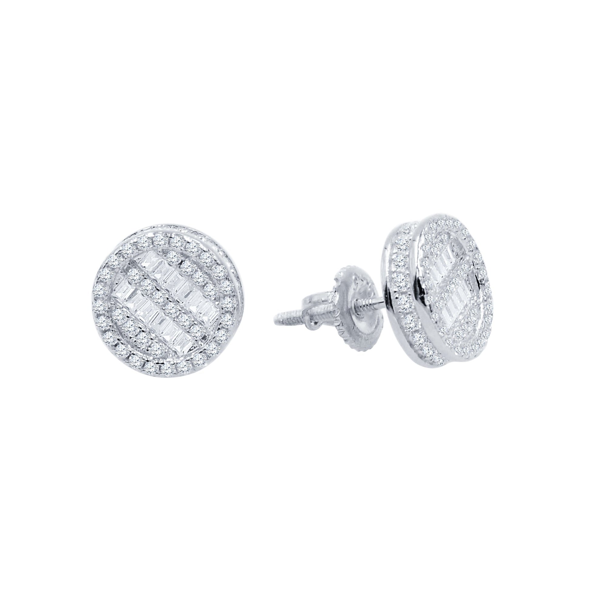 C2C Scintillant Screw Back Earrings