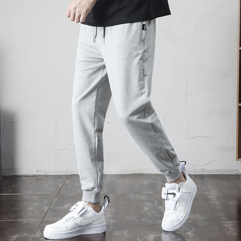 C2C Men's Knitted Cropped Ieisure Track Pants