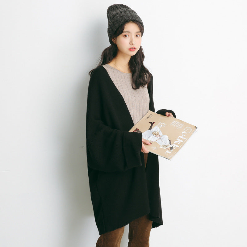 Knit Long Cardigan Casual Wild Ladies Sweater