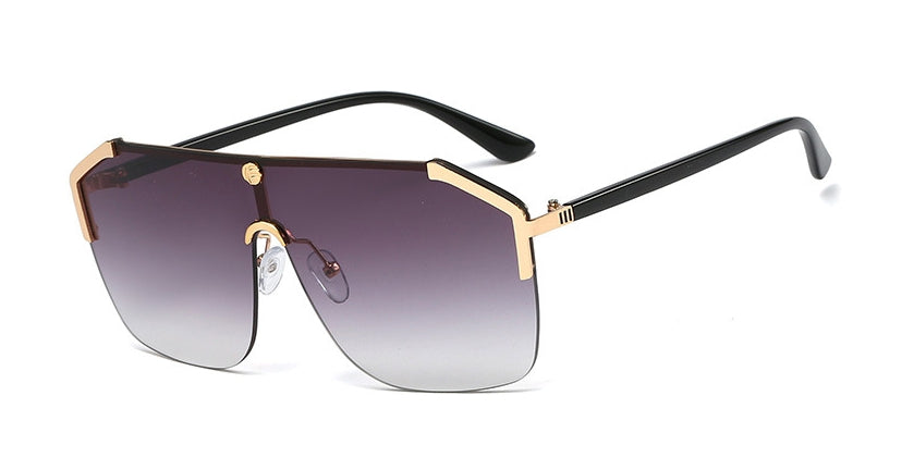 C2C Mall-Big frame square frameless sunglasses