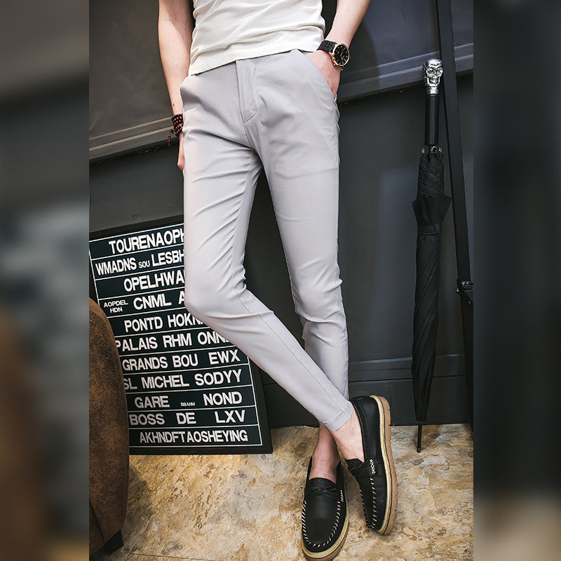 C2C Mall-Capris Trousers Men's Slim and Versatile Pants