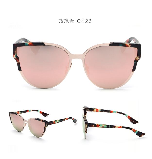 C2C Metal Eye Women Brand Designer Sunglasses