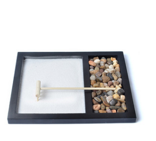 Zen Sand Garden Decoration stress less Tray