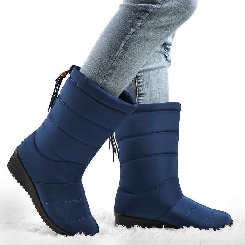 C2C Waterproof Modern Silk Women Snow Boots