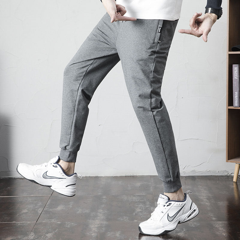 C2C Men's Knitted Cropped Ieisure Track Pants