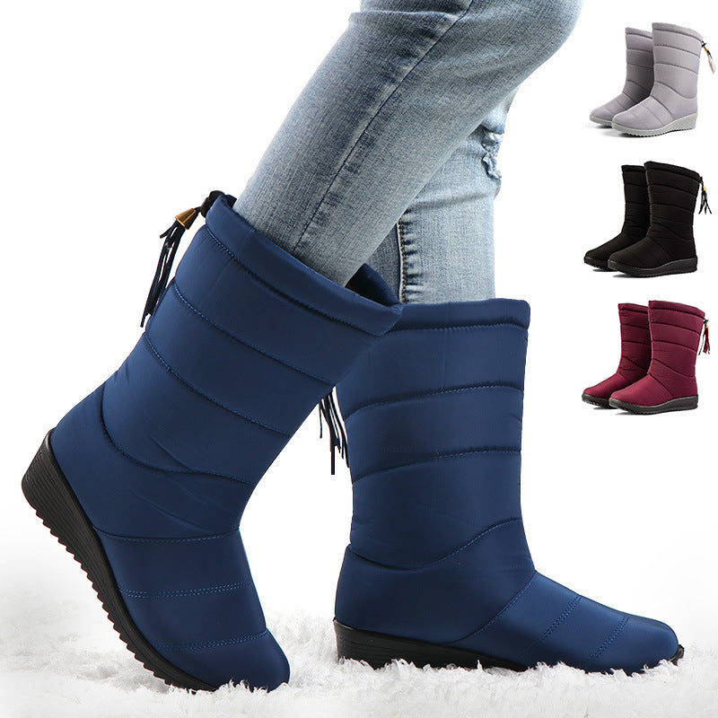 C2C Waterproof Modern Silk Women Snow Boots