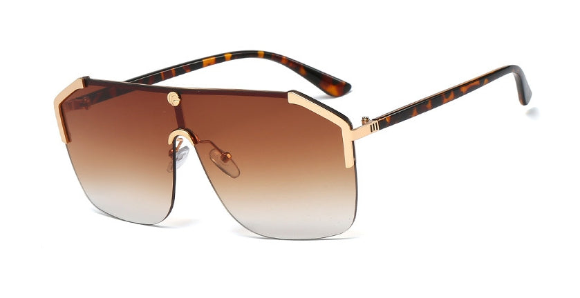 C2C Mall-Big frame square frameless sunglasses