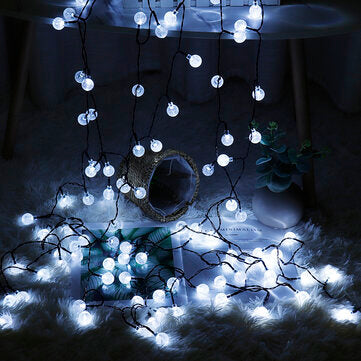 C2C USB & Solar Powered 60 LED String Light Garden Waterproof