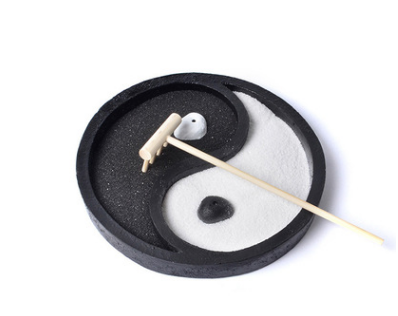 Zen Sand Garden Decoration stress less Tray
