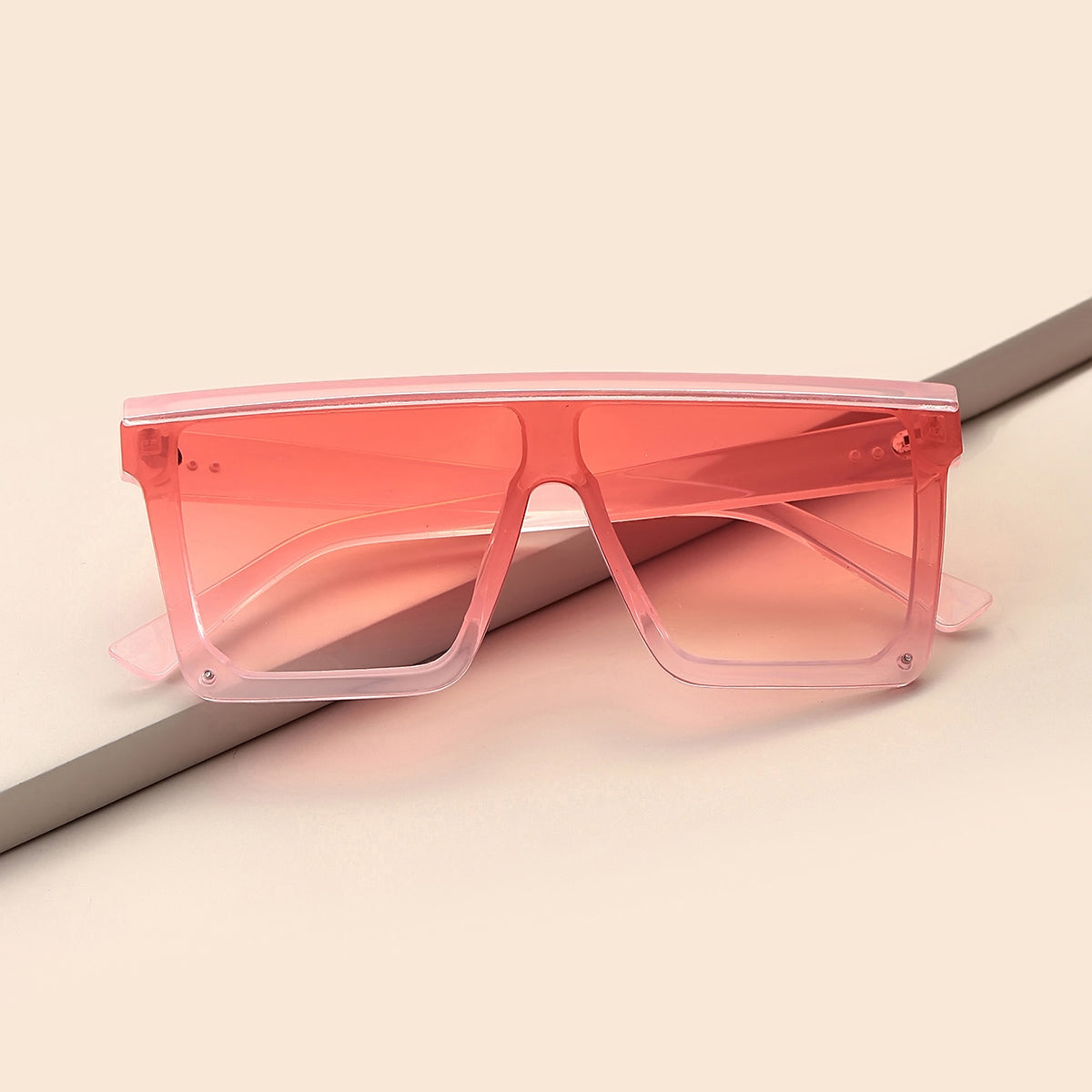 C2C Vintage Big Square Women & Men Goggles Oversize Sun Glasses