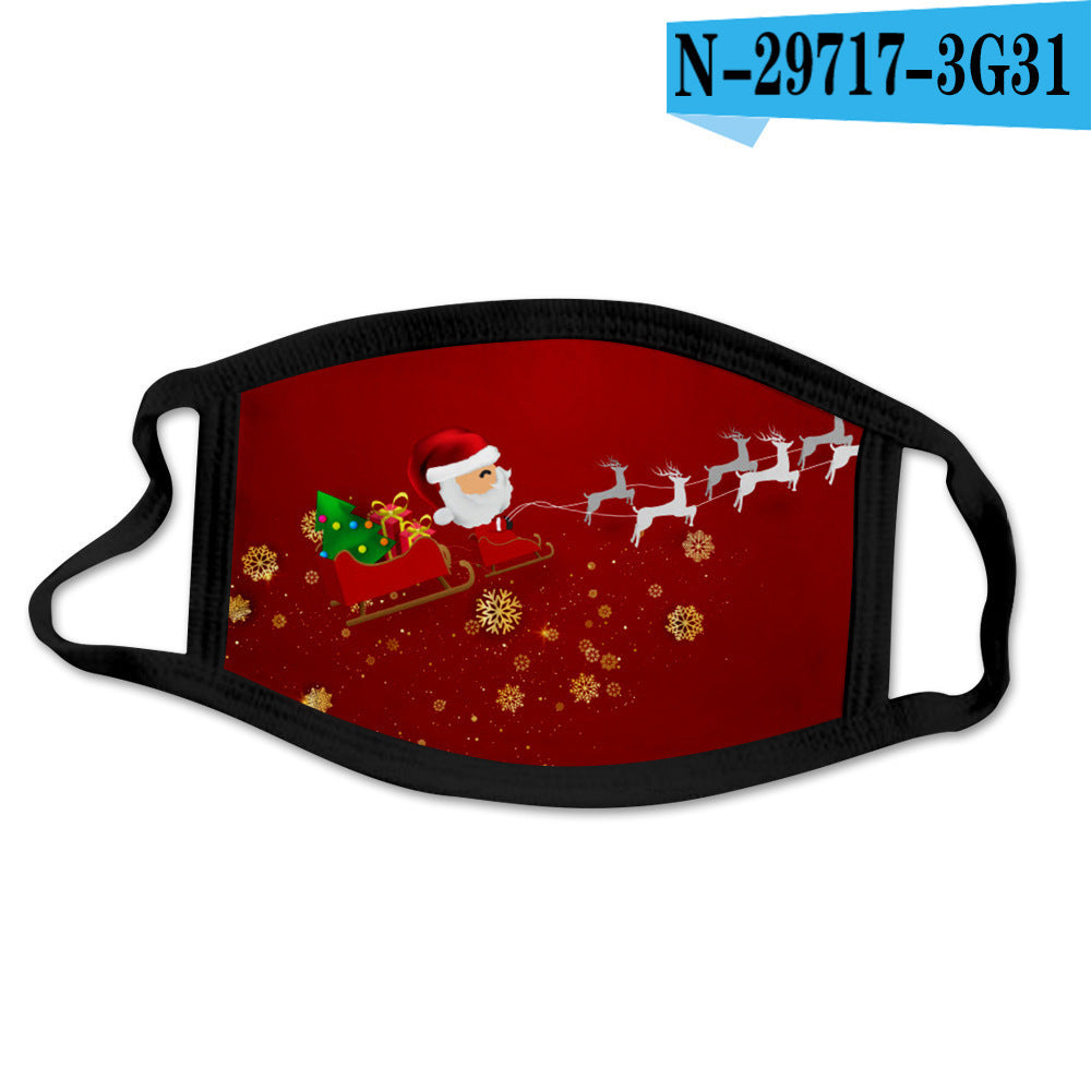 C2C Mall-Cartoon Fashion Personality Christmas Print Mask