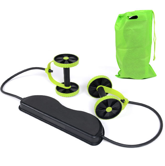 C2C Foldable Xtreme Multifunction Wheeled Health Abdominal Muscle Training Home Fitness Equipment