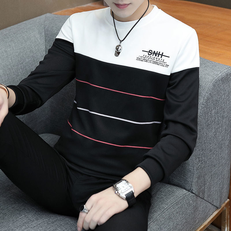 C2C Men's round neck long sleeve T-shirt