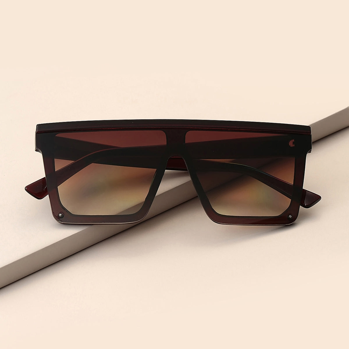 C2C Vintage Big Square Women & Men Goggles Oversize Sun Glasses