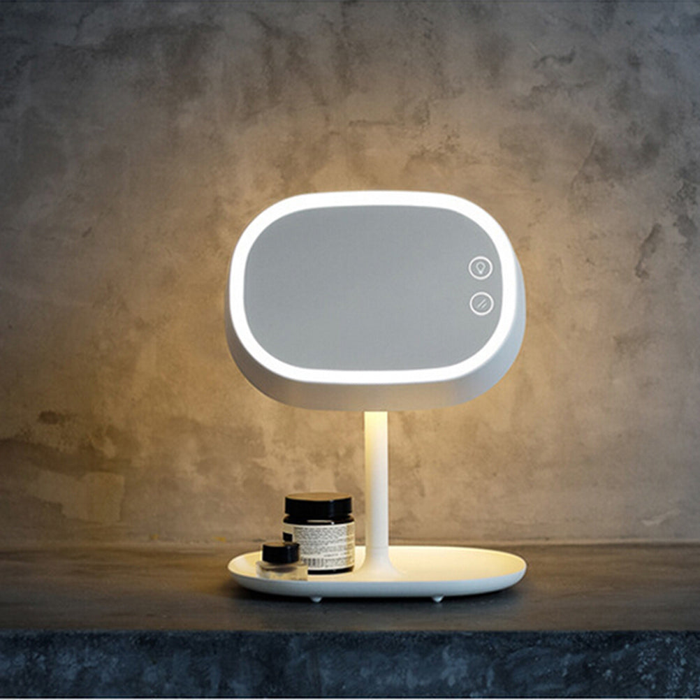 C2C Desktop design mirror with led lamp