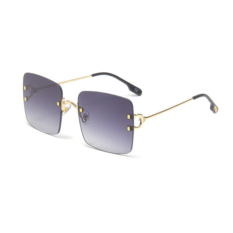 C2C Stylish rimless sunglasses are rimless