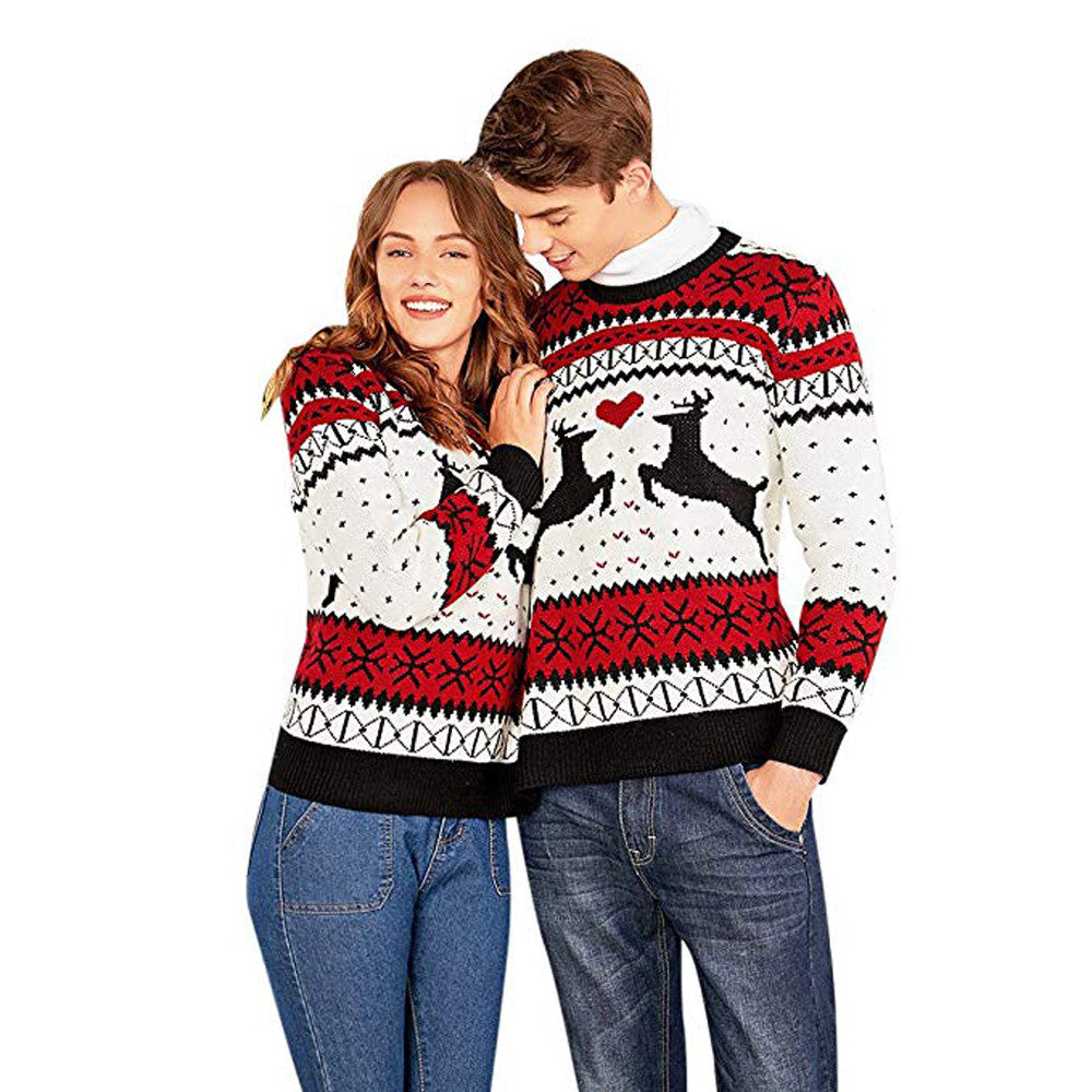 C2C Couple Double Home Wear Christmas Sweater