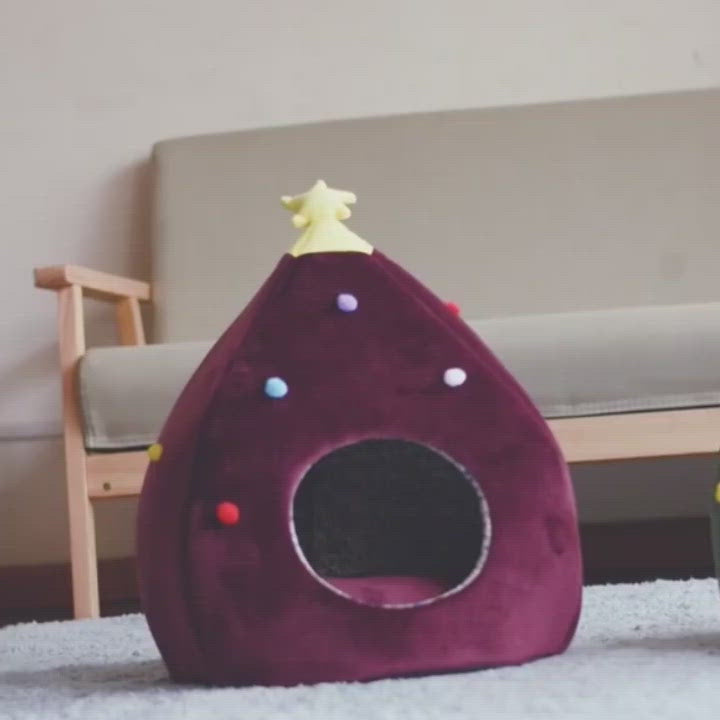 C2C Christmas Tree Warm Pet House