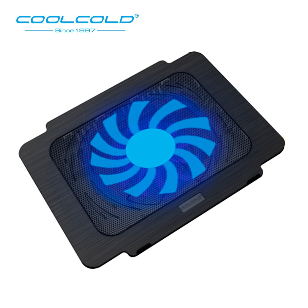 C2C COOLCOLD Ultra Thin Laptop Cooling Single Pad Fan Led