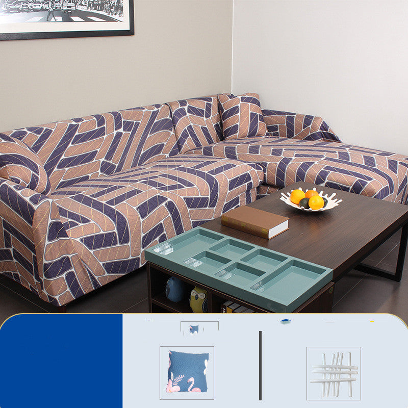 C2C Printed Stretch Simple Universal Sofa Cover Cushion