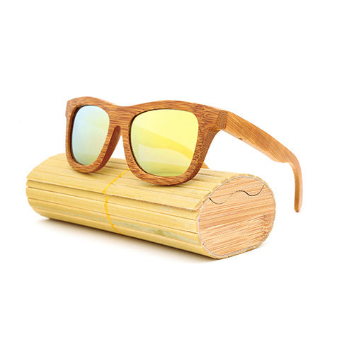 C2C Mall-Bamboo Polarized Sunglasses