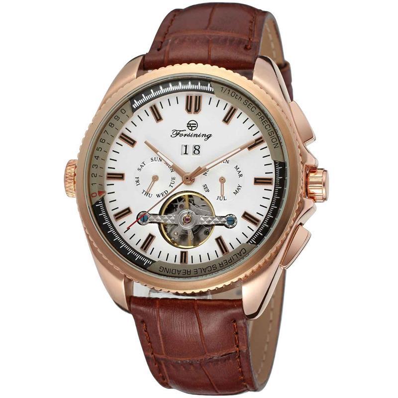 Foreign trade hot forsining high-end mechanical watches men's fashion leisure full automatic mechanical watches wholesale