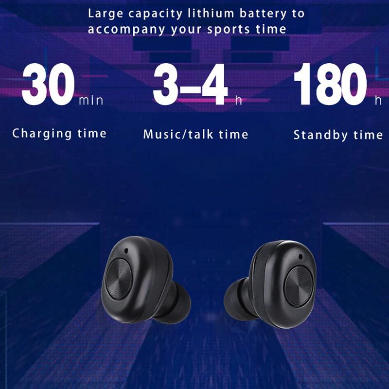 TWS-J8S Wireless Bluetooth 5.0 Stereo Earphone
