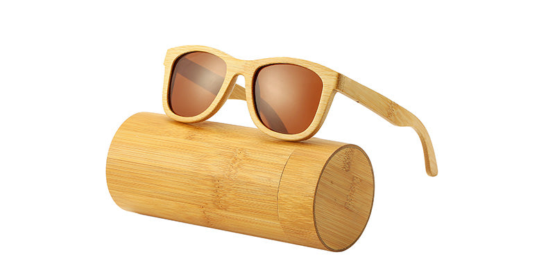 C2C Mall-Bamboo Polarized Sunglasses