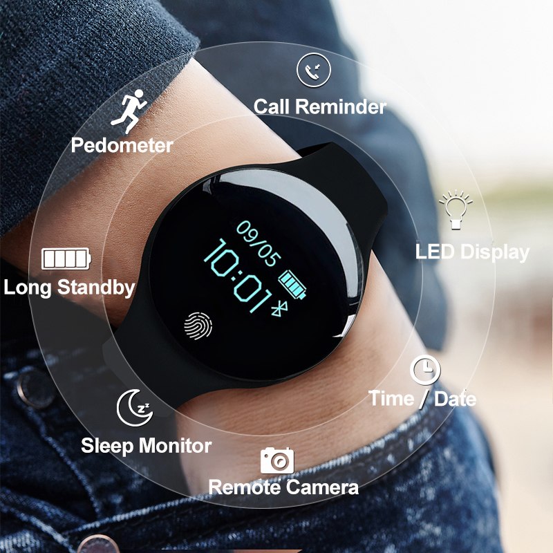 C2C Sport Bracelet Calorie Pedometer Fitness Smart Watch For Android IOS Phone