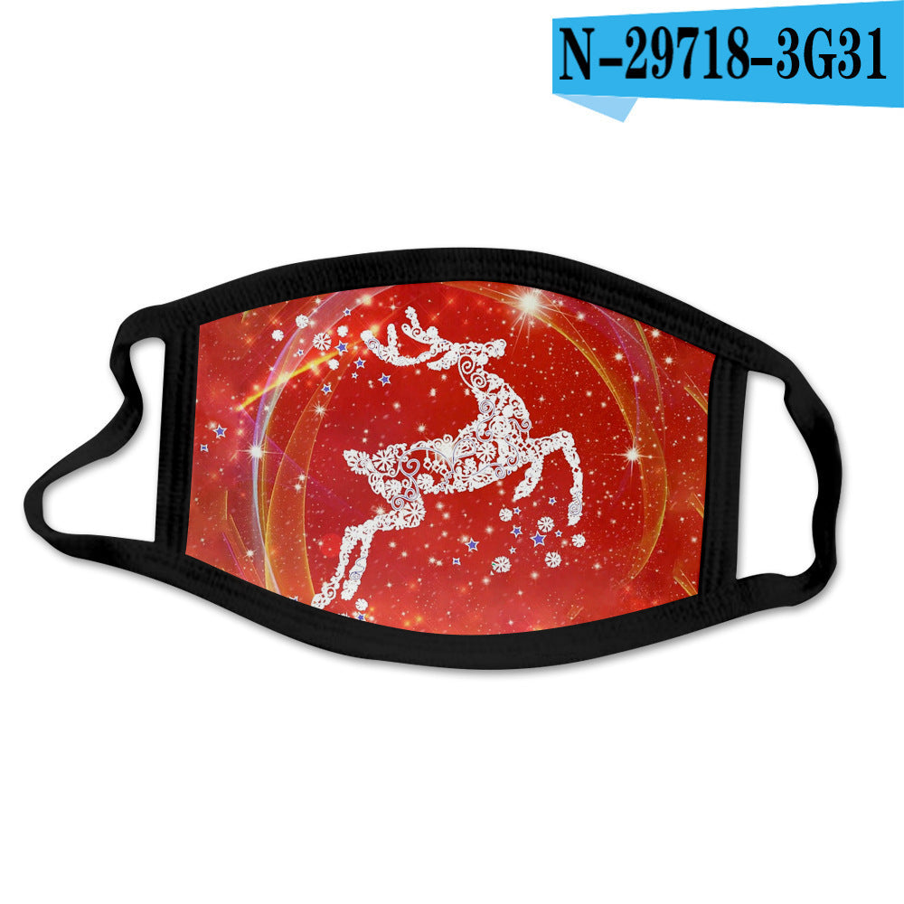 C2C Mall-Cartoon Fashion Personality Christmas Print Mask