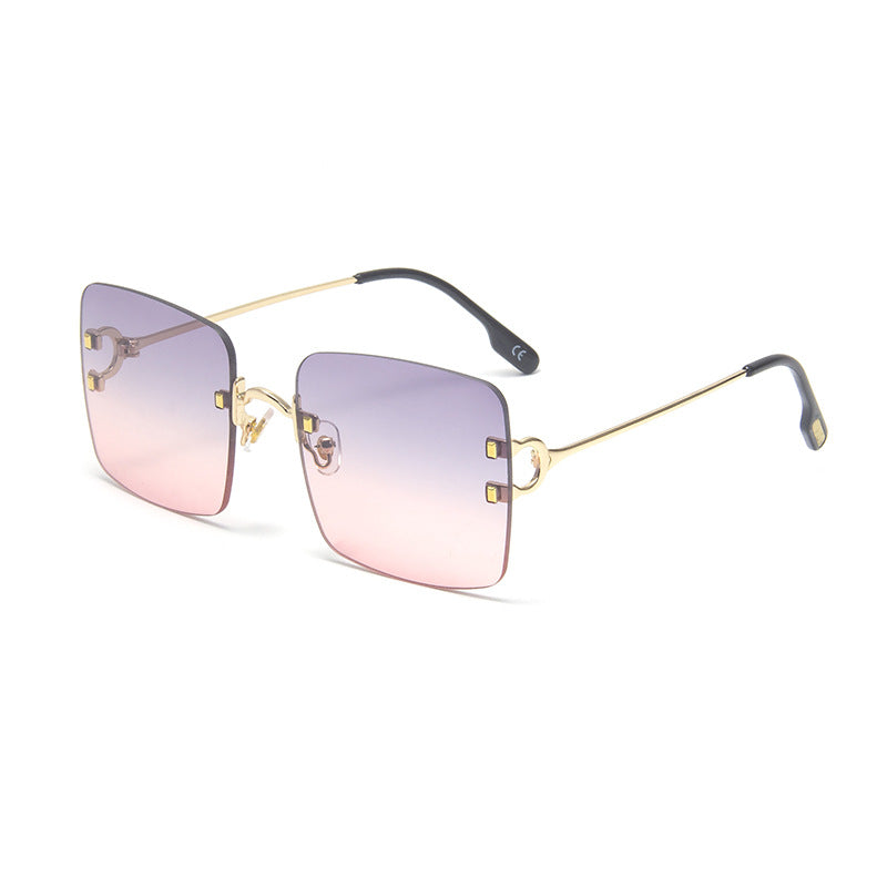 C2C Stylish rimless sunglasses are rimless