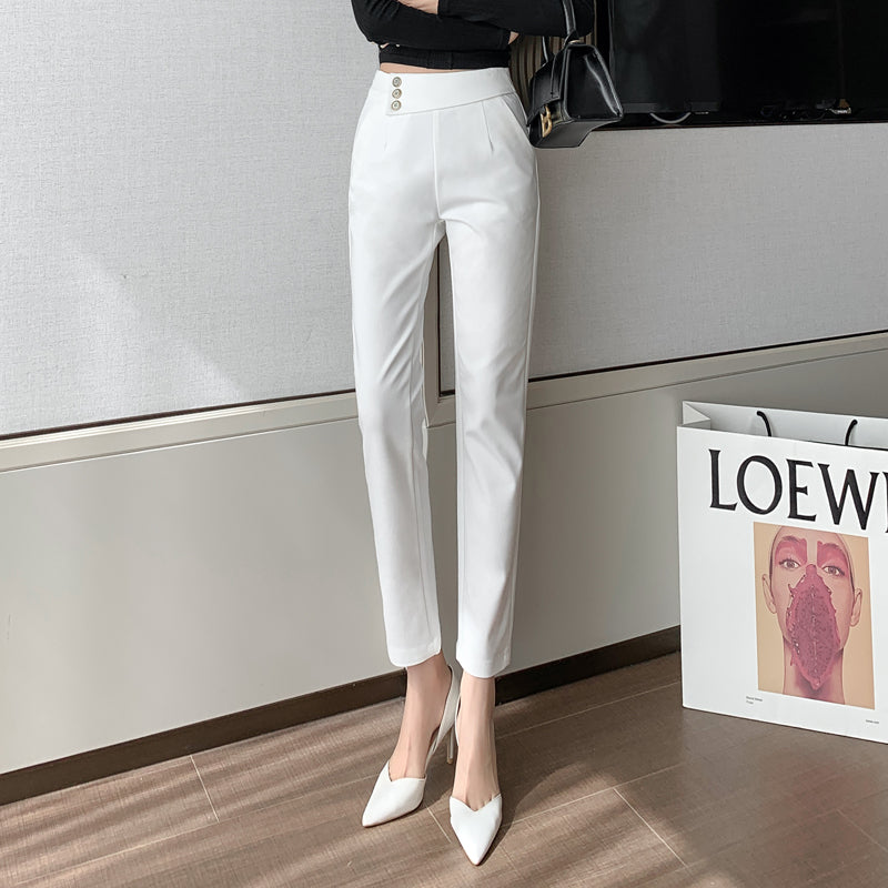 C2C High-waist Suit Women's Straight-leg Pants