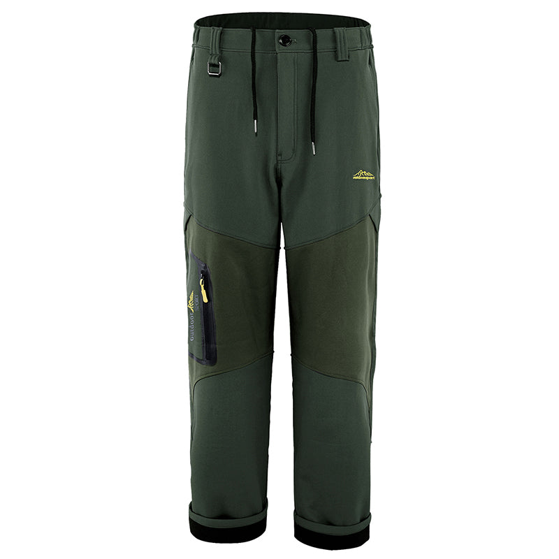 C2C Military Lining Fleece Warm Wild Hiking Outdoor Sport Men Cargo Pant