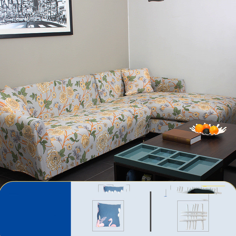 C2C Printed Stretch Simple Universal Sofa Cover Cushion