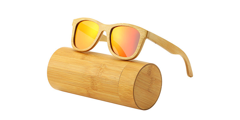 C2C Mall-Bamboo Polarized Sunglasses