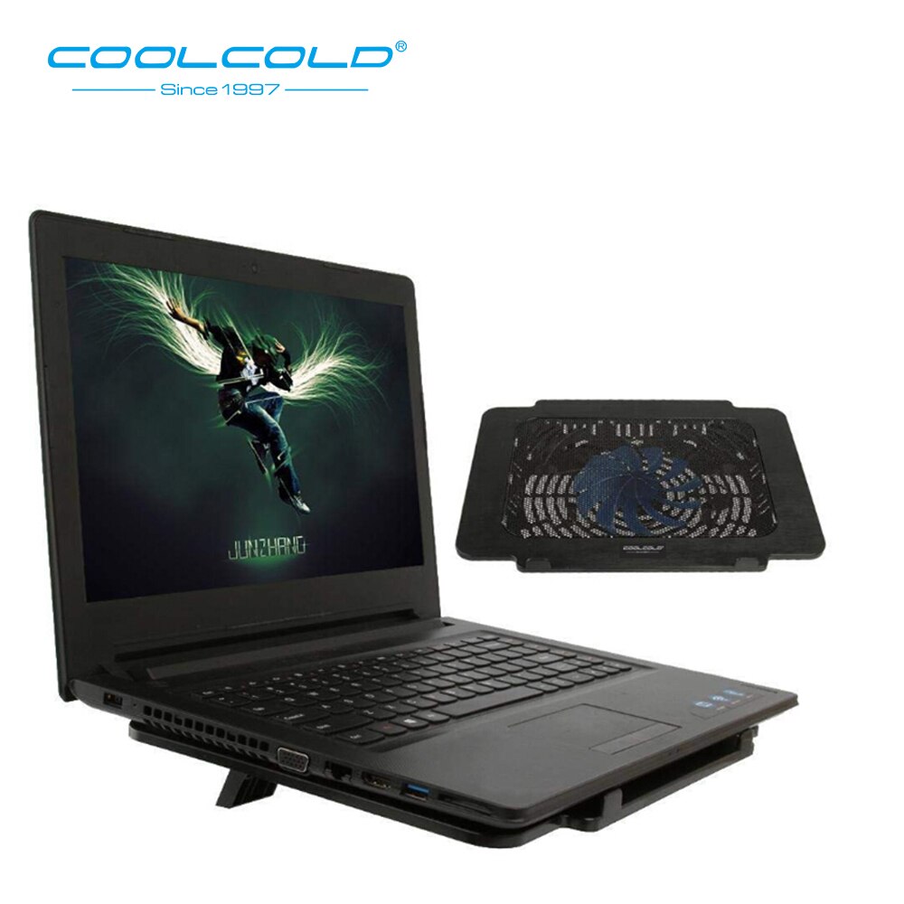 C2C COOLCOLD Ultra Thin Laptop Cooling Single Pad Fan Led