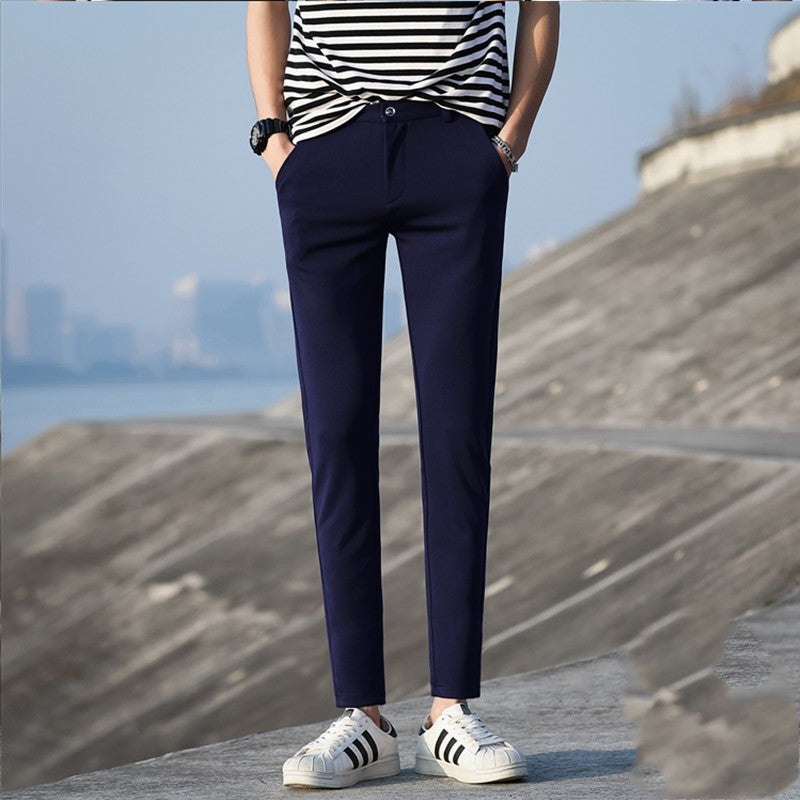 C2C Mall-Capris Trousers Men's Slim and Versatile Pants