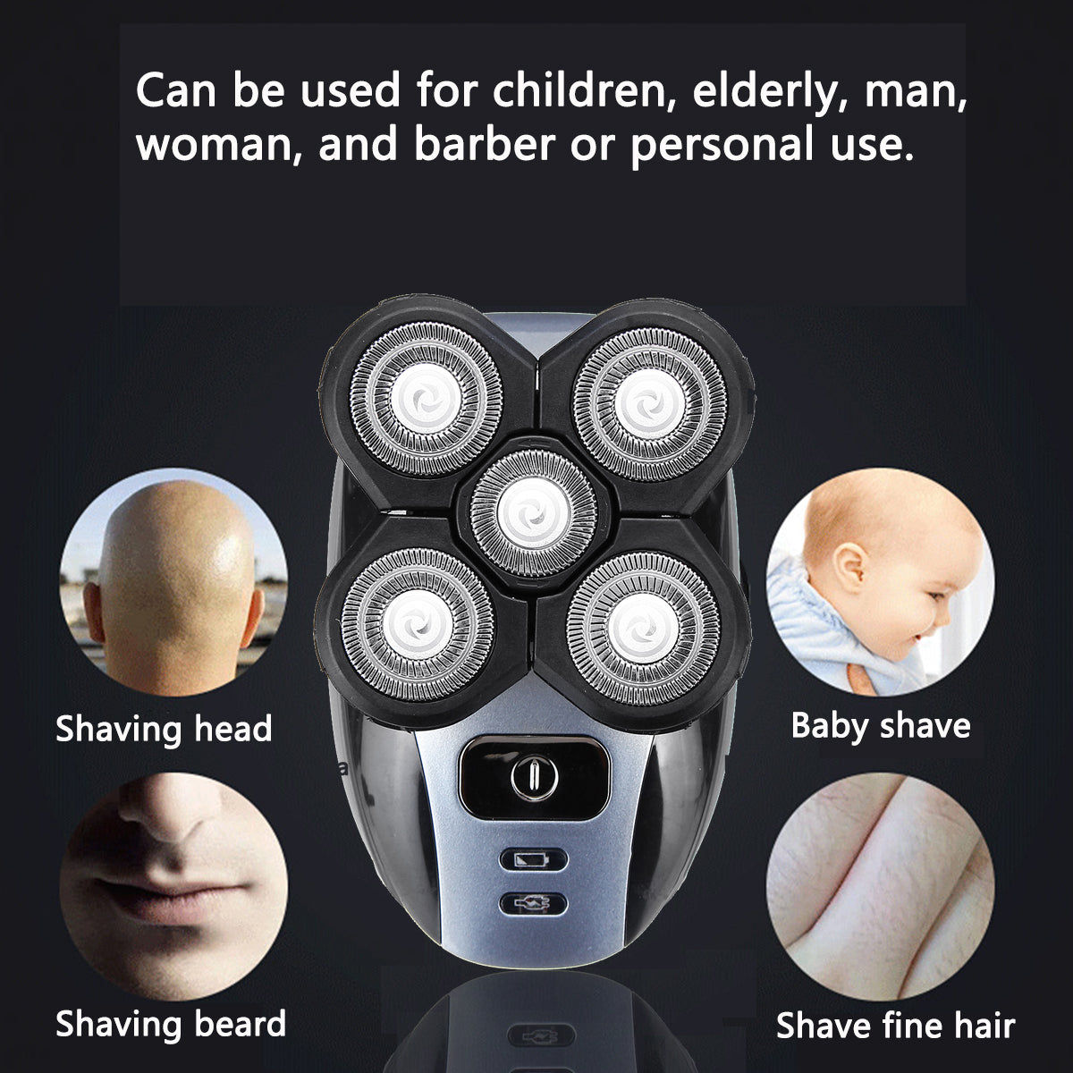 C2C Mall 5 in 1 Electric Hair & Nose Saver Razor