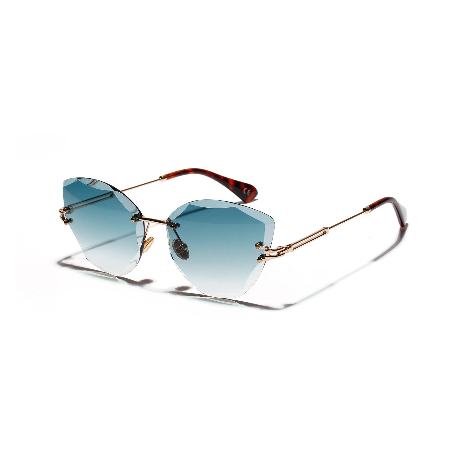 C2C Mall-Cat Eye Retro Women Diamond Cut Sunglasses