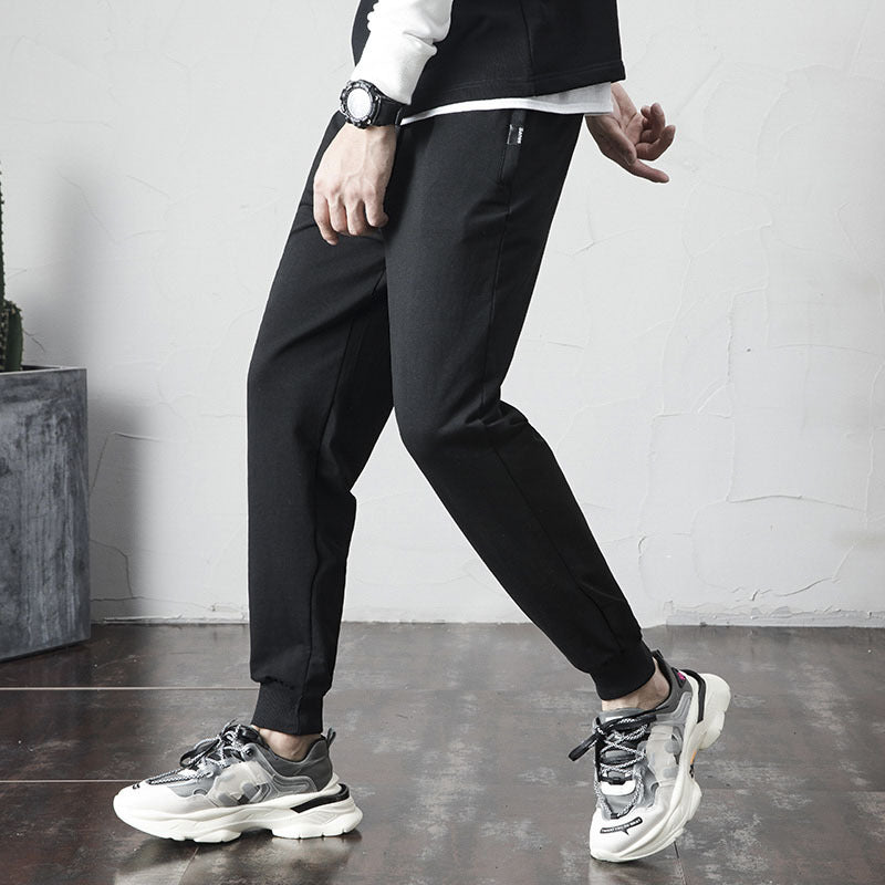 C2C Men's Knitted Cropped Ieisure Track Pants