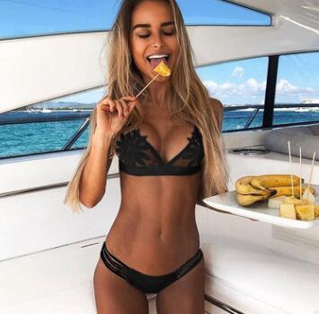 C2C Mall-Bikini knit stitching swimsuit