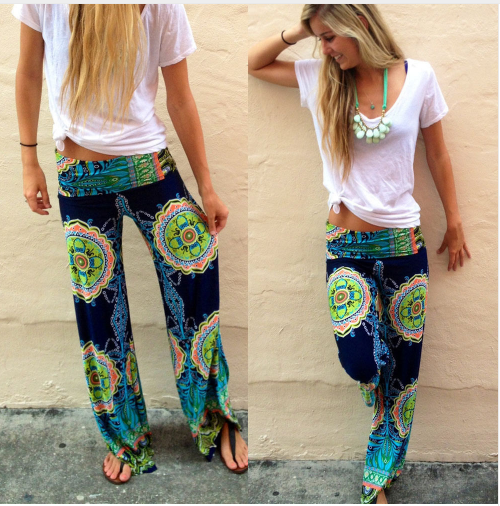 C2C Wide Leg Long Stretch Loose Trousers Pants