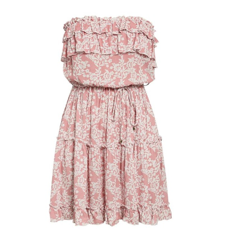 C2C Printed Fungus Mini Dress