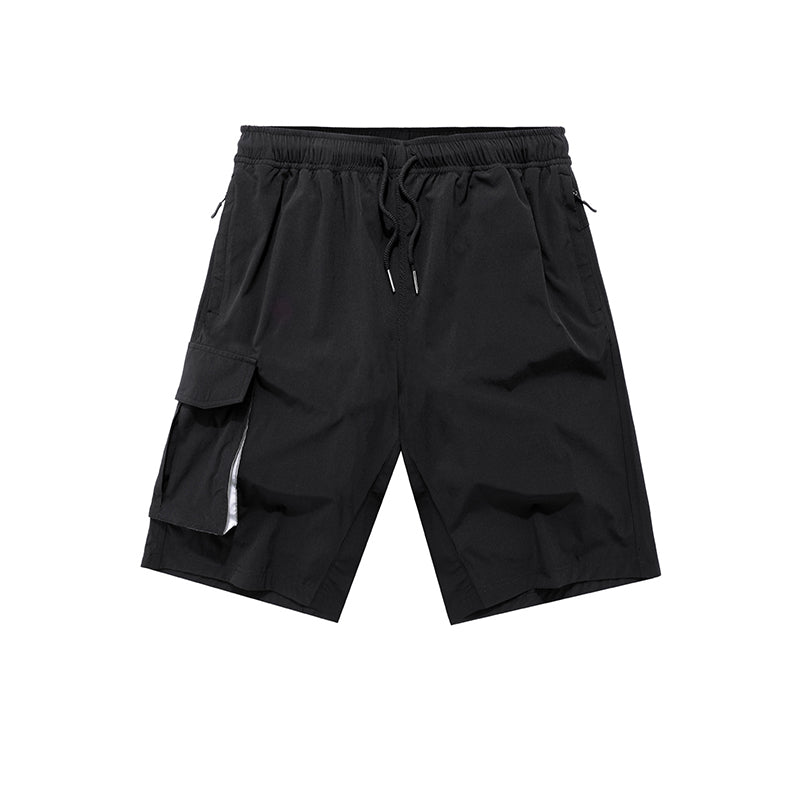 C2C Quick-dry Breathale Solid Thin Cool Elastic Waist Men Light Shorts
