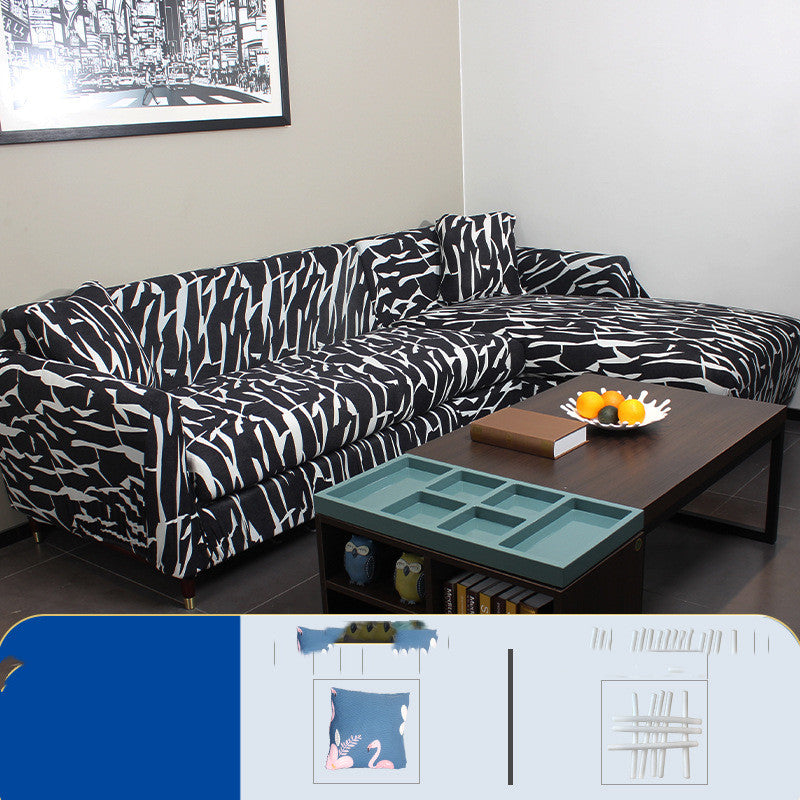 C2C Printed Stretch Simple Universal Sofa Cover Cushion