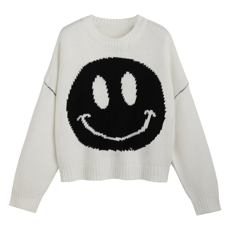C2C Smiley Face Men & Women Sweater