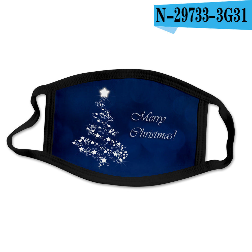 C2C Mall-Cartoon Fashion Personality Christmas Print Mask