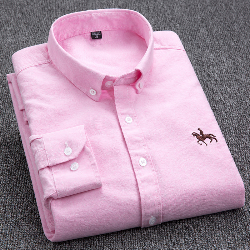 C2C Mens cotton oxford casual shirt