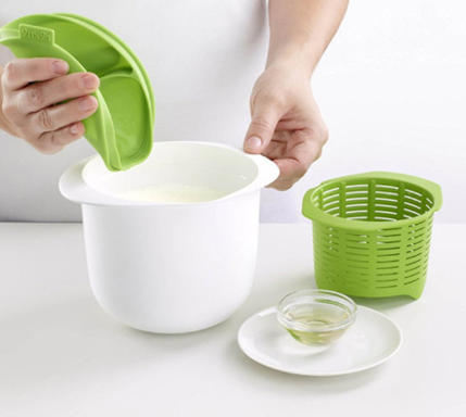 C2C Microwave Oven Cheese Maker with recipes