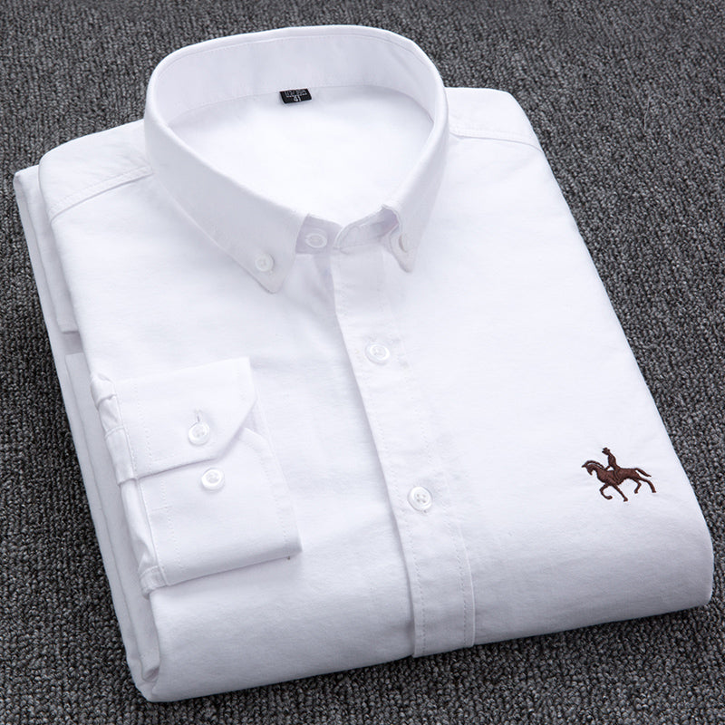 C2C Mens cotton oxford casual shirt